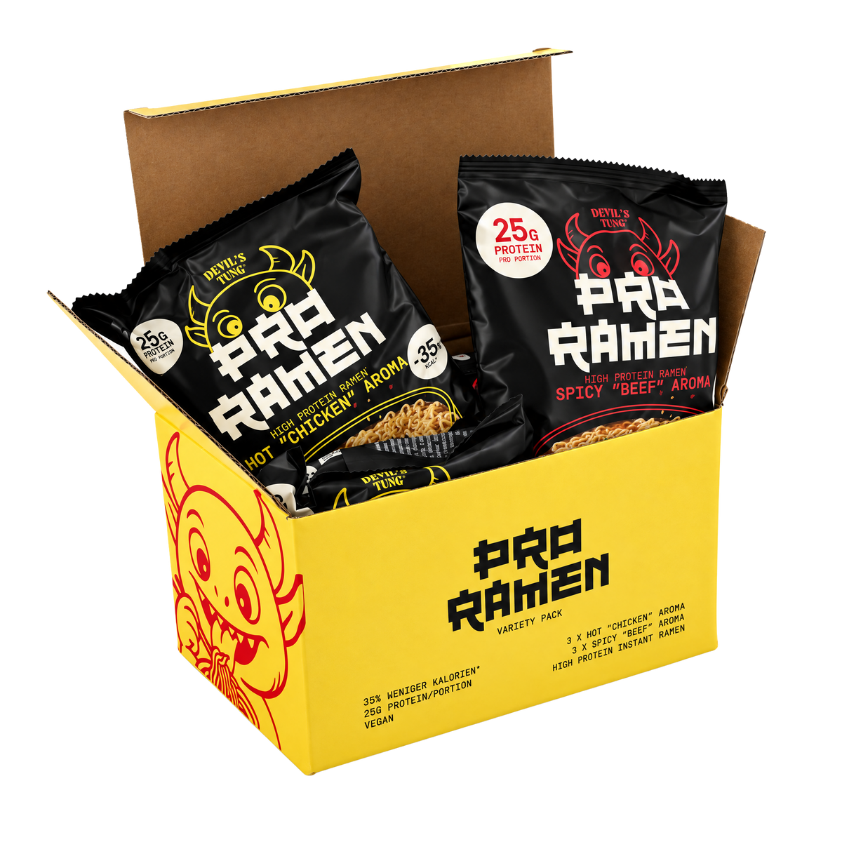 Pro Ramen – Variety Pack – 6-Pack